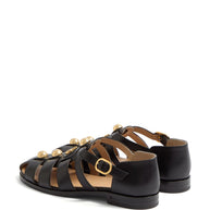 Valentino Garavani Vlogo Signature Fisherman Sandal In 20mm Calfskin