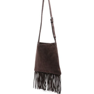 Valentino Garavani Nellcote Suede Leather Shoudler Bag