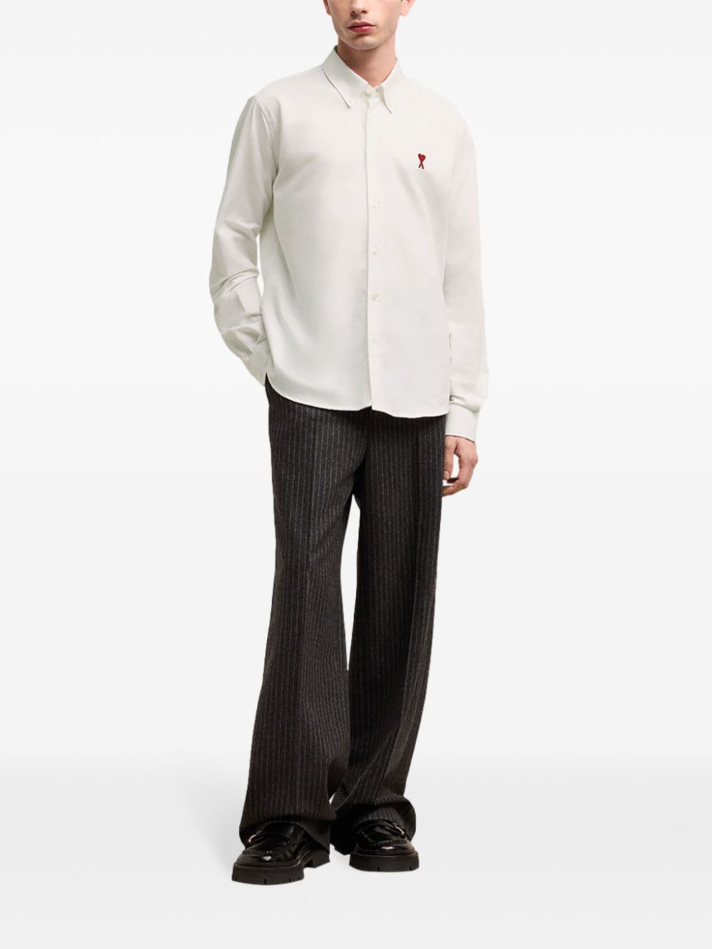 Ami Paris White Cotton Shirt