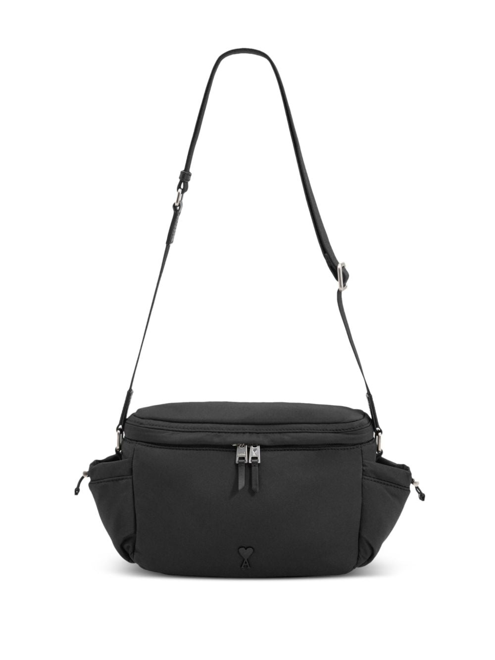 Ami Paris Black Ami De Coeur Lunch Box Bag