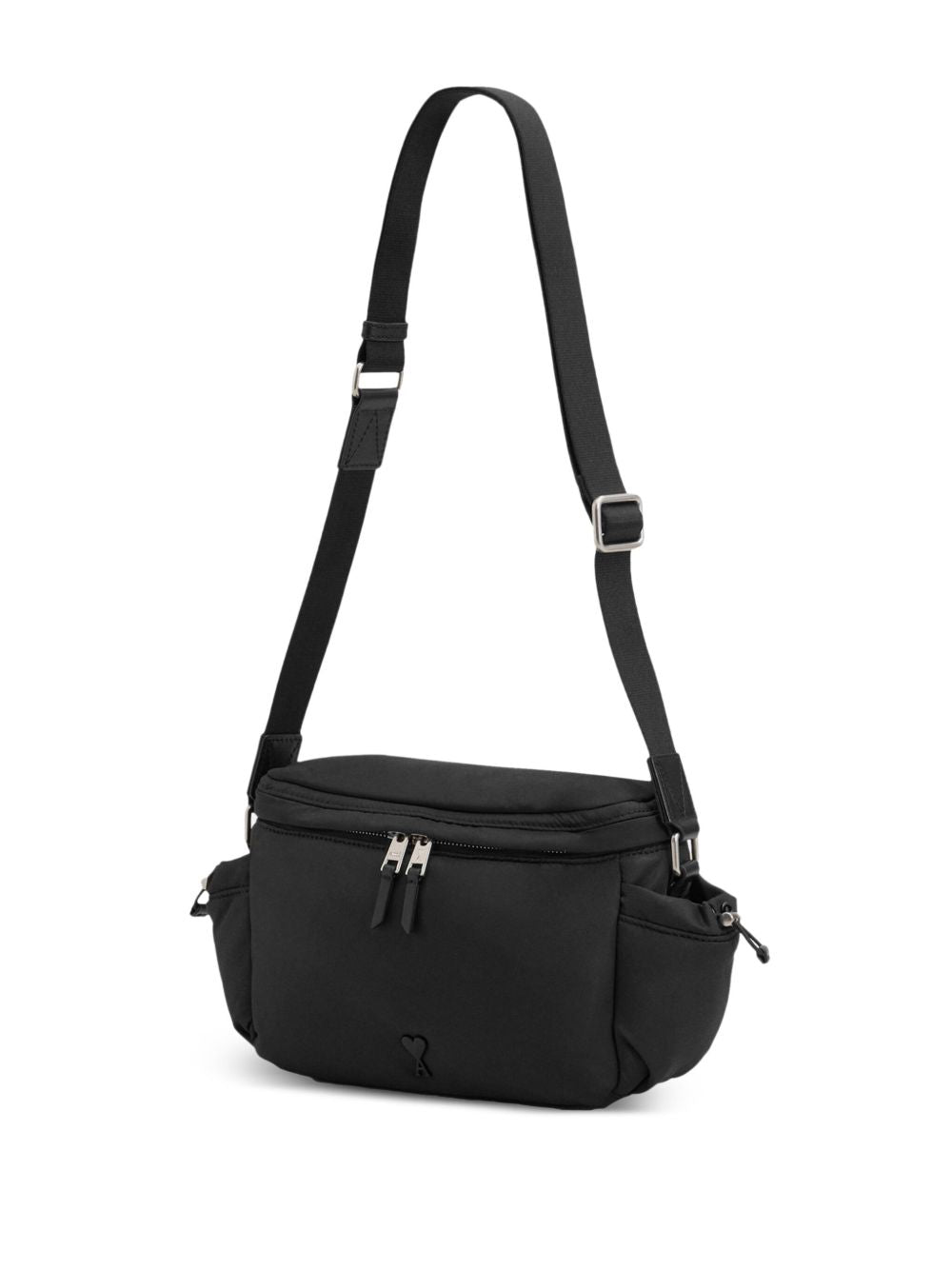 Ami Paris Black Ami De Coeur Lunch Box Bag