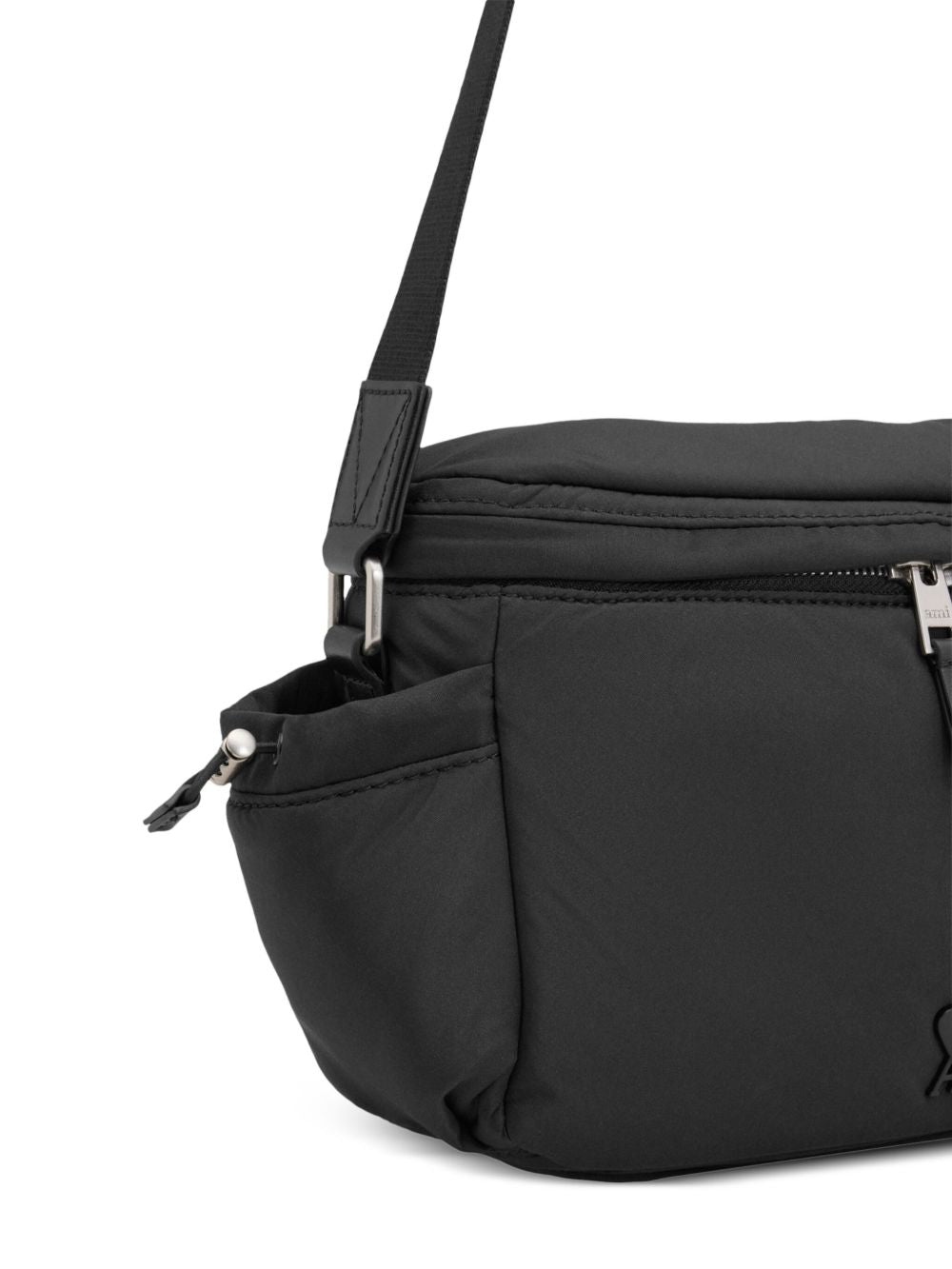 Ami Paris Black Ami De Coeur Lunch Box Bag