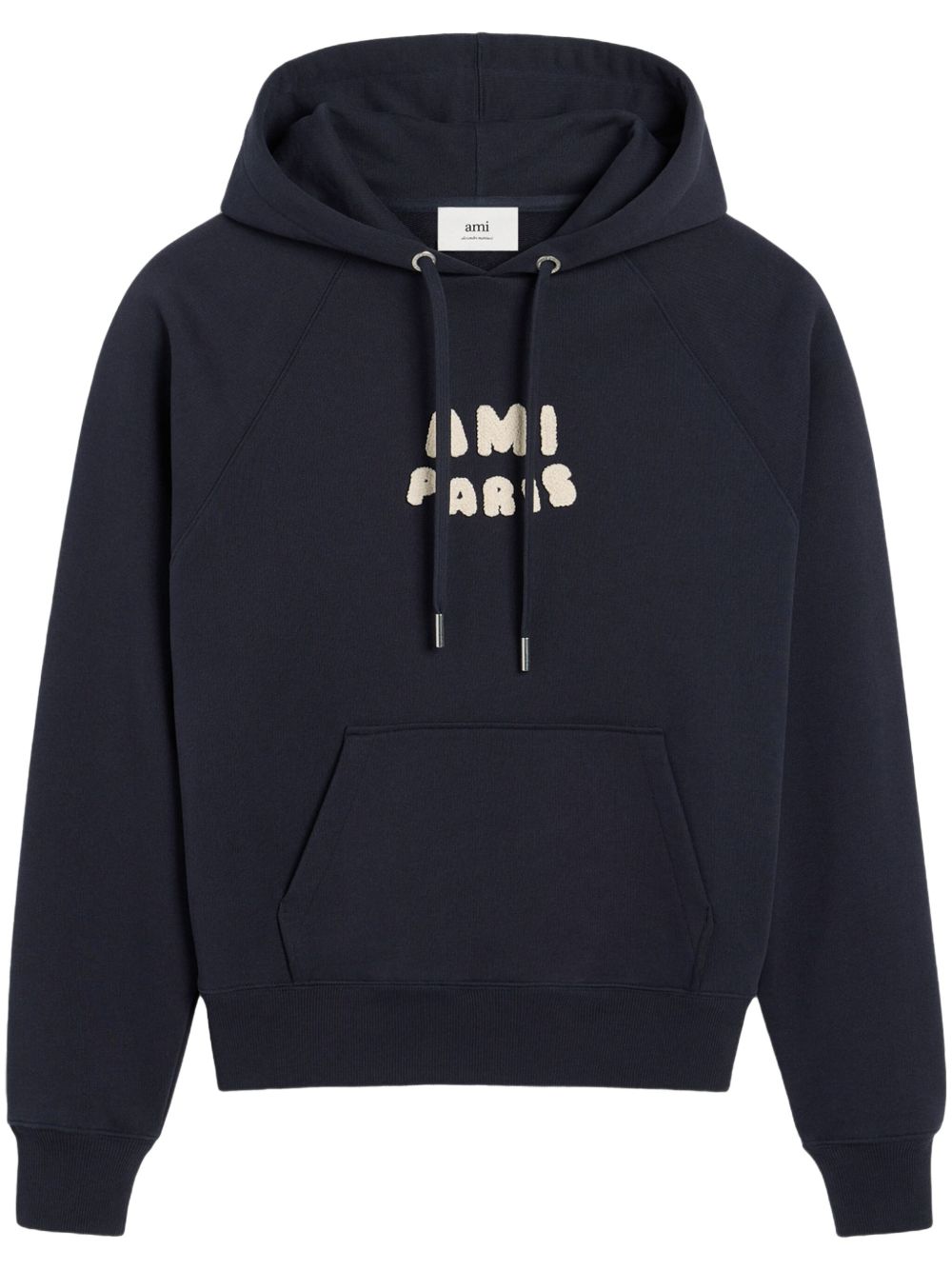 Ami Paris Hooded Sweatshirt Blue