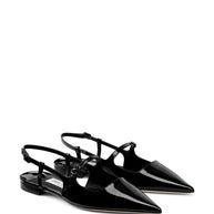 Jimmy Choo Didi Slingback Flats In Black
