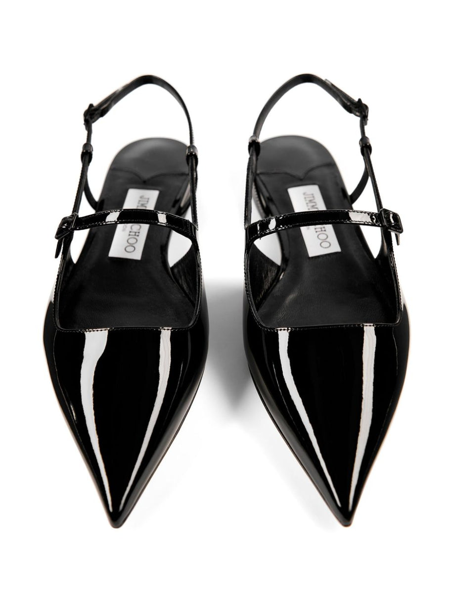 Jimmy Choo Didi Slingback Flats In Black