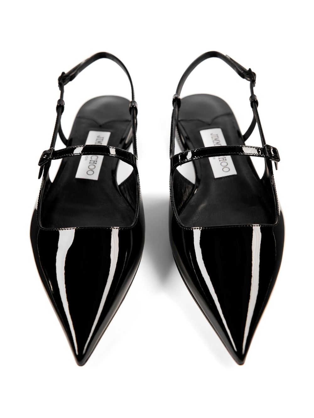 Jimmy Choo Didi Slingback Flats In Black