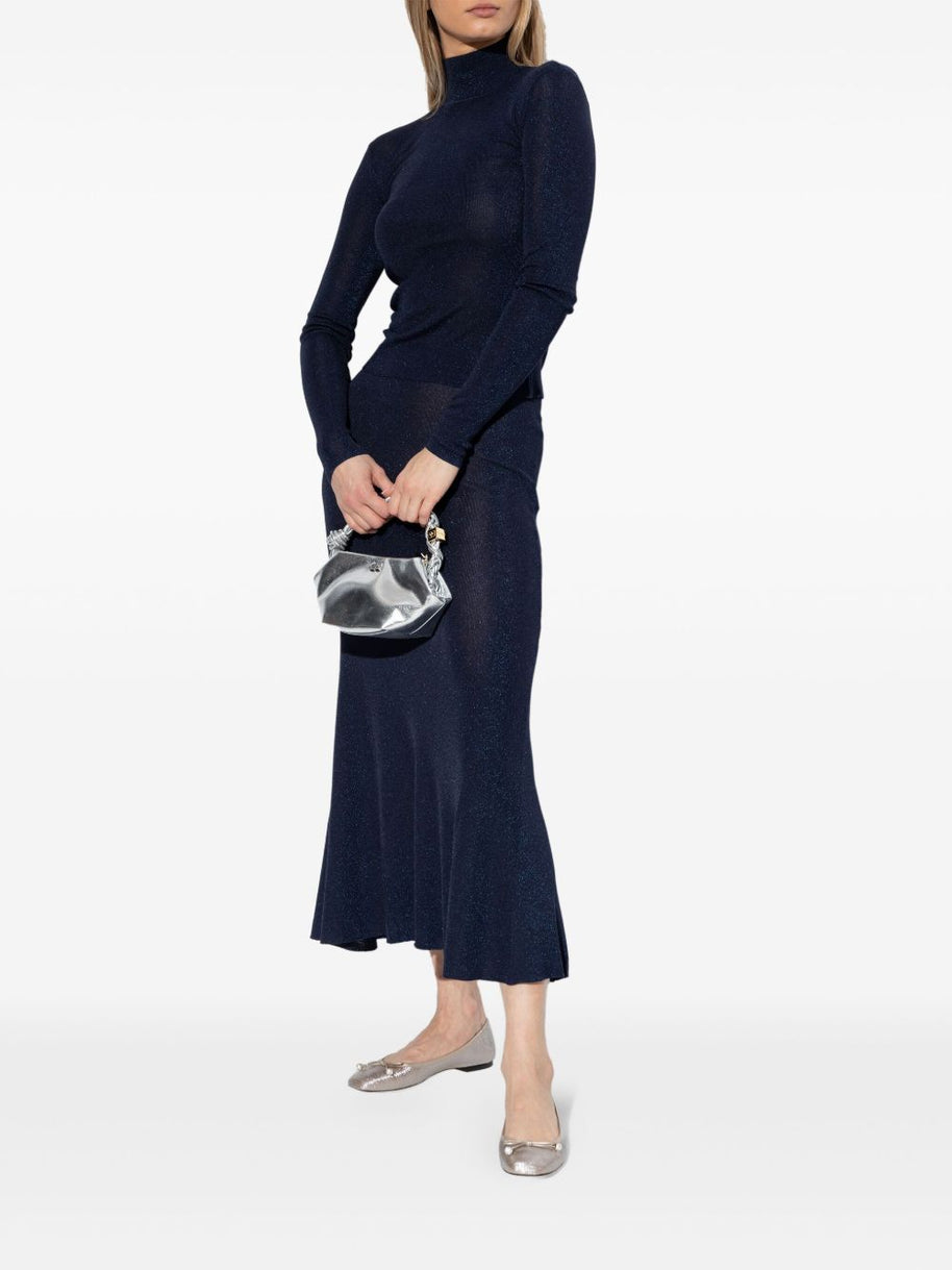 Jimmy Choo Elme Ballet Flats In Silver