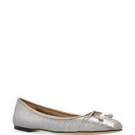Jimmy Choo Elme Ballet Flats In Silver