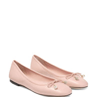 Jimmy Choo Elme Ballet Flats In Powder