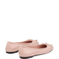 Jimmy Choo Elme Ballet Flats In Powder