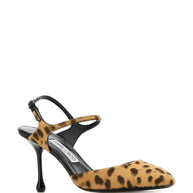 Jimmy Choo Pixie Leopard Pumps - Brown