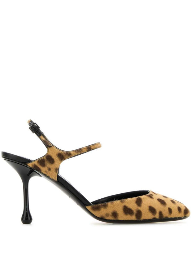 Jimmy Choo Pixie Leopard Pumps - Brown