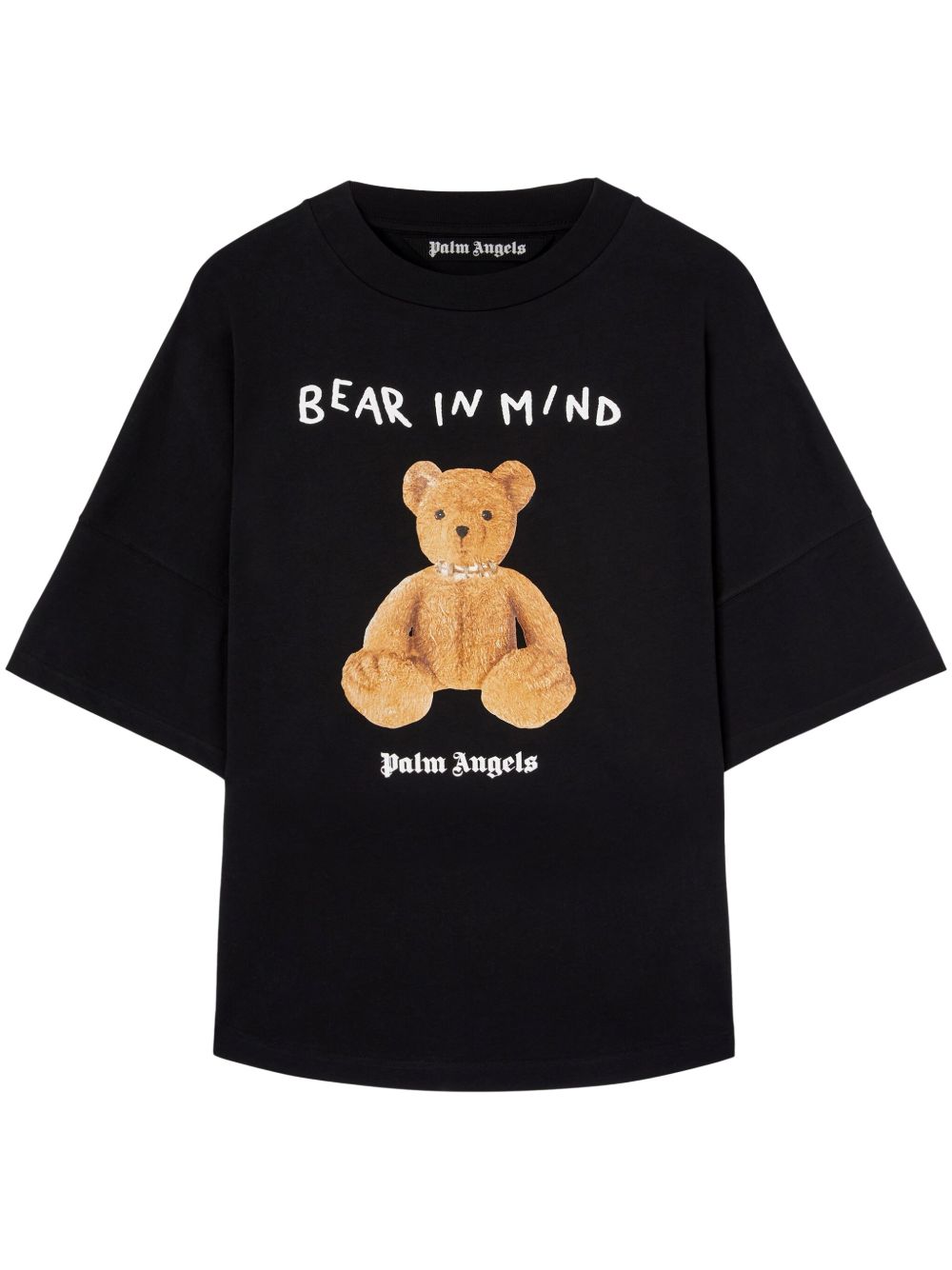 Palm Angels Bear Print T-shirt Black