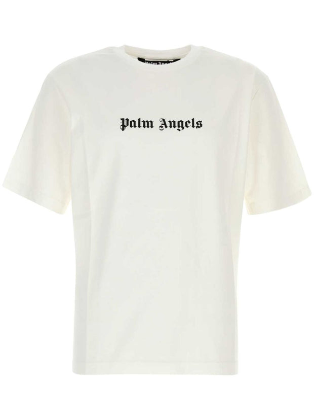 Palm Angels Lightweight Cotton Logo T-shirt White
