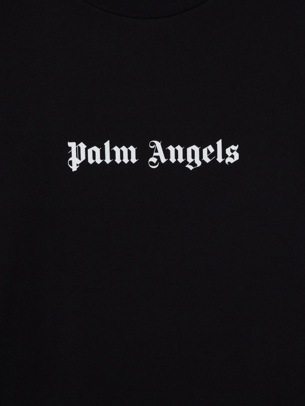 Palm Angels Logo Print T-shirt Black