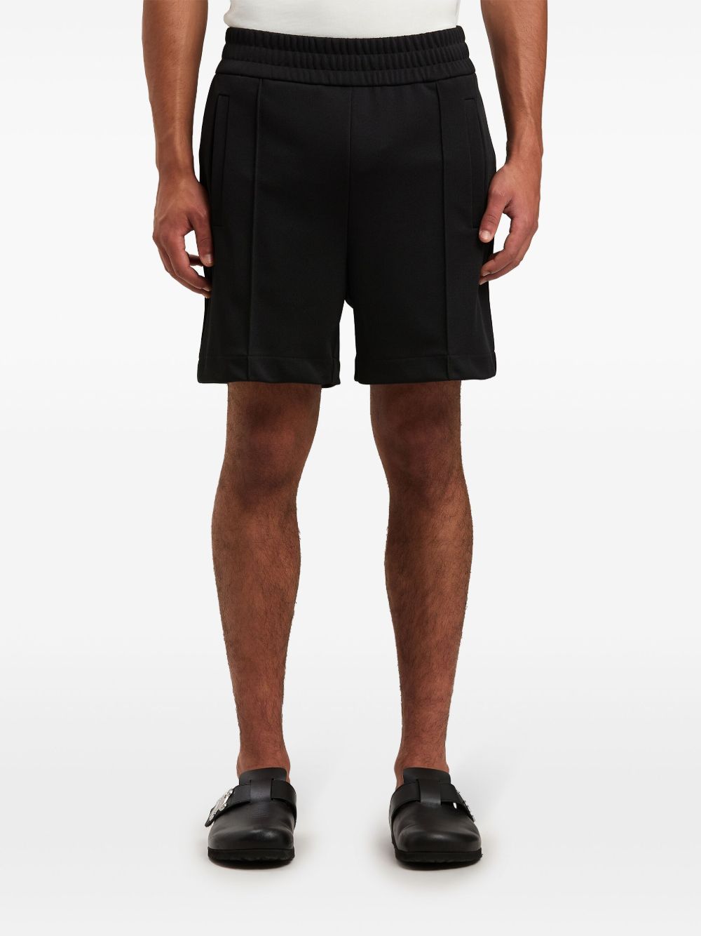 Palm Angels Logo Shorts Black