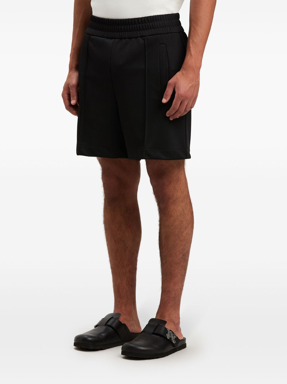 Palm Angels Logo Shorts Black