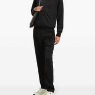 Palm Angels Zip Up Logo Jacket Black
