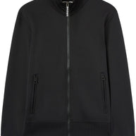 Palm Angels Zip Up Logo Jacket Black