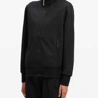 Palm Angels Zip Up Logo Jacket Black