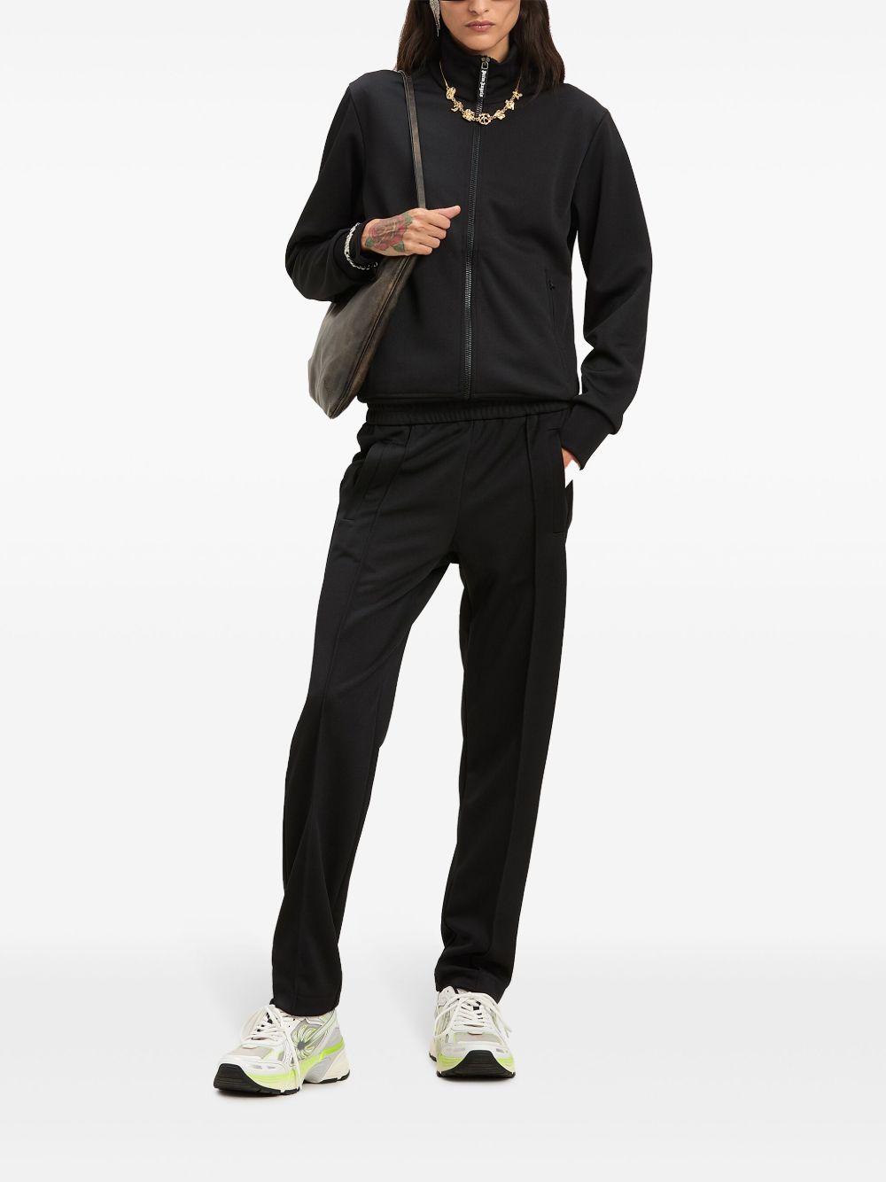 Palm Angels Black Classic Track Pants