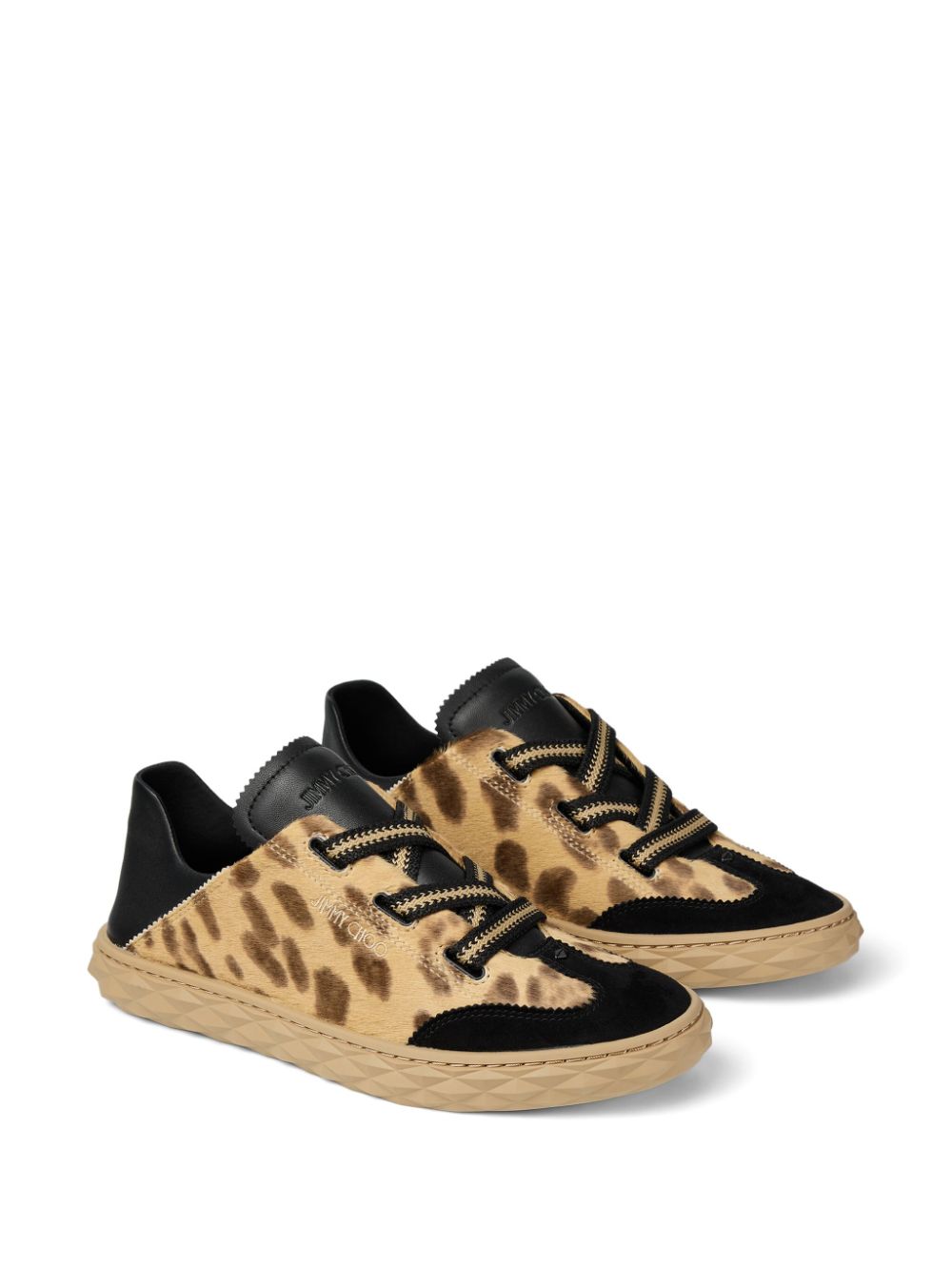 Jimmy Choo Diamond Light Flex Sneakers Brown