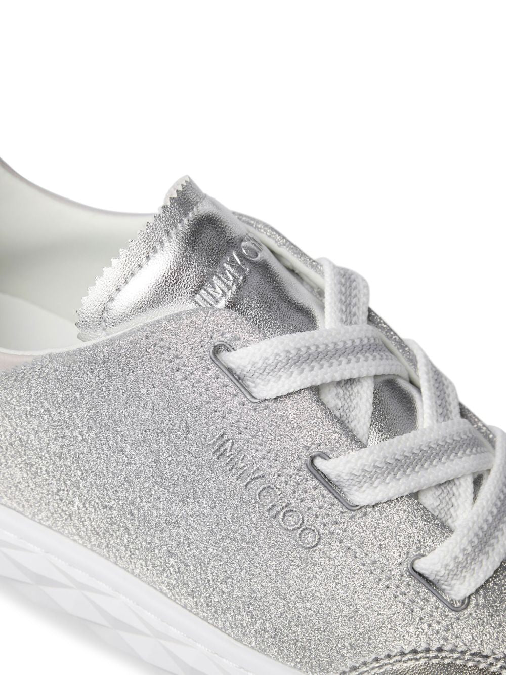 Jimmy Choo Diamond Light Flex Sneakers Silver