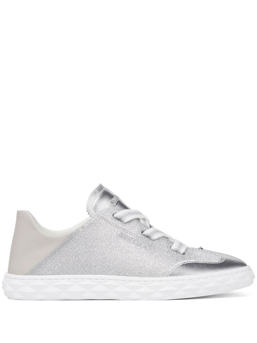 Jimmy Choo Diamond Light Flex Sneakers Silver