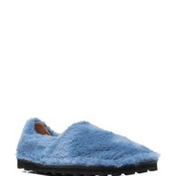 Marni Faux Fur Slip-on Loafers - Blue