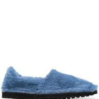 Marni Faux Fur Slip-on Loafers - Blue