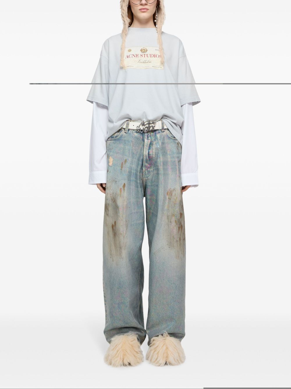 Acne Studios Layered Effect T-shirt