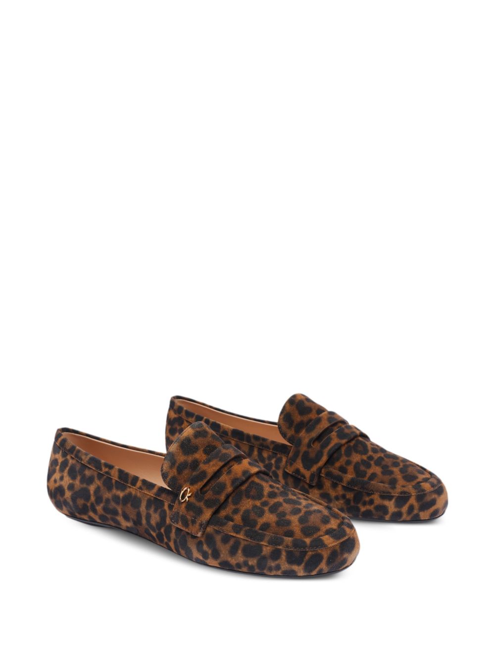 Gianvito Rossi Leopard Slip-on Loafers