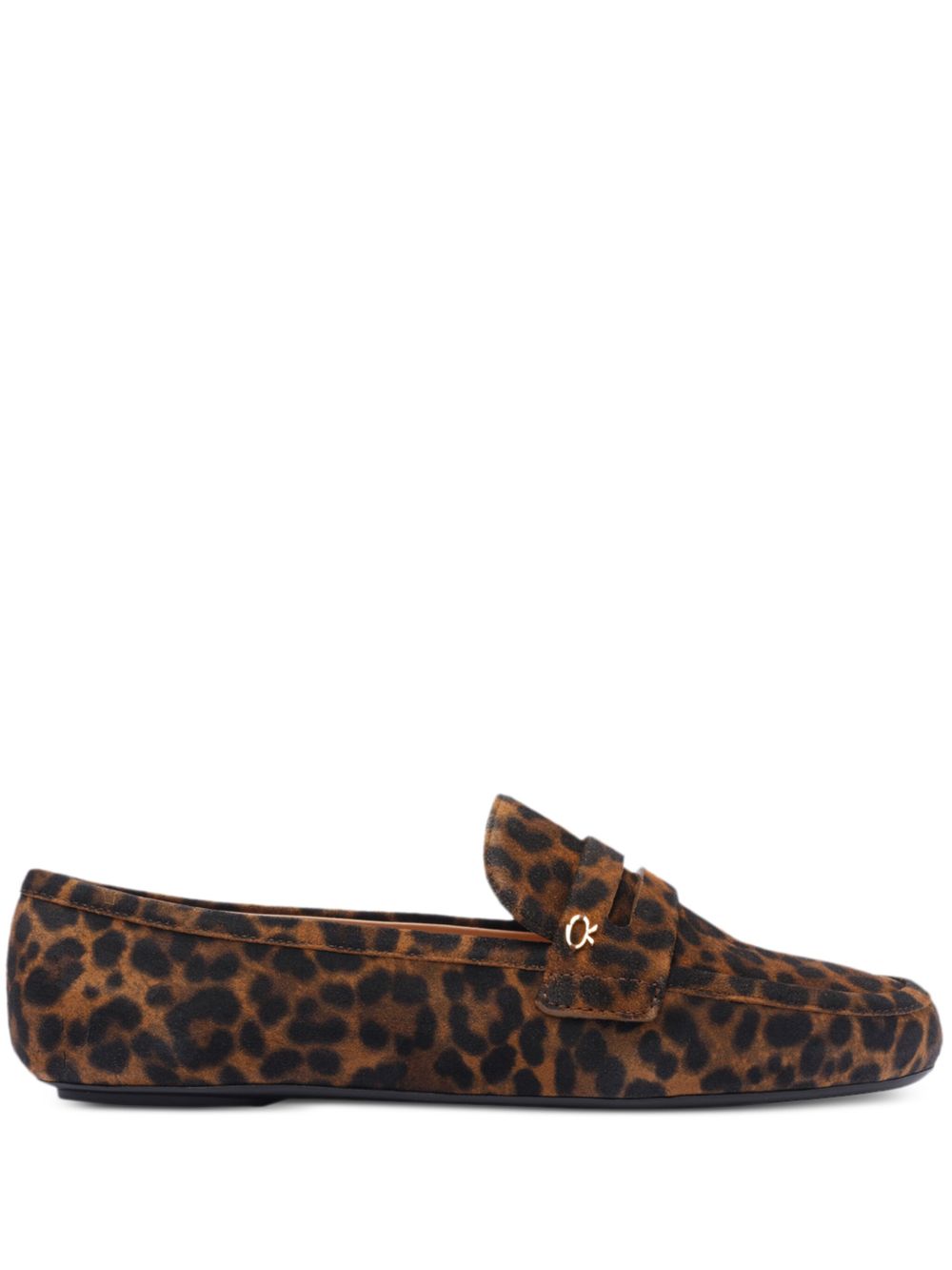 Gianvito Rossi Leopard Slip-on Loafers