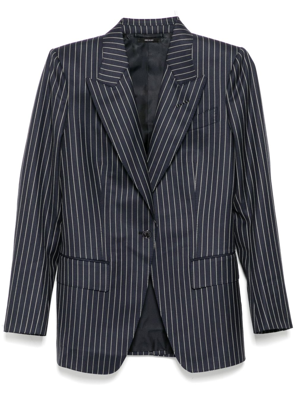 Tom Ford Pinstripe Jacket Blue