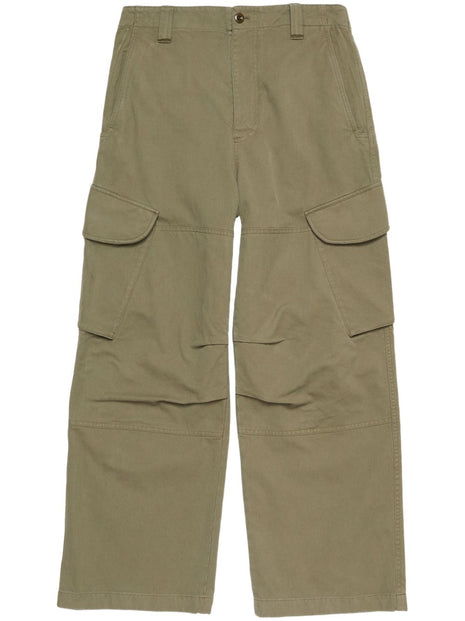 Acne Studios Cargo Trousers In Green