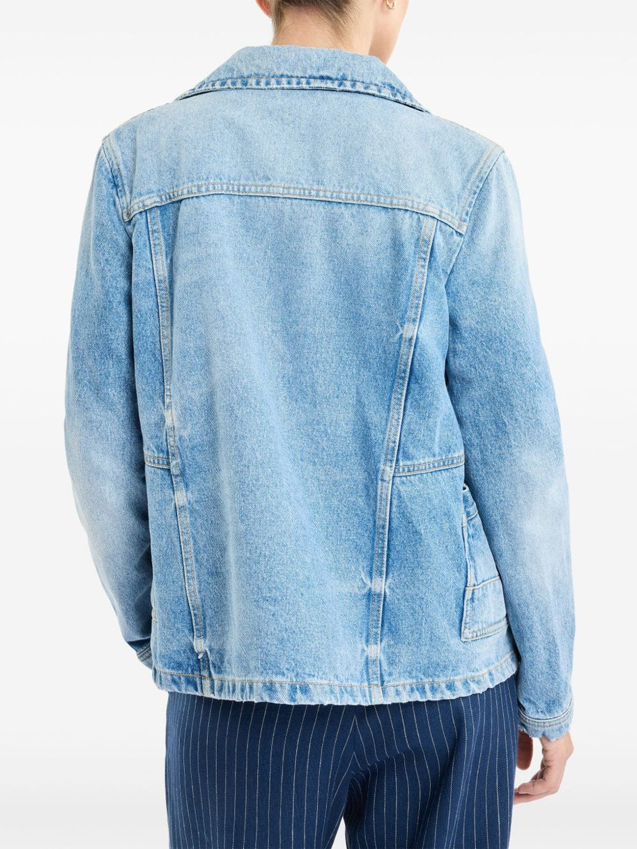 Fay 3Ganci Denim Jacket - Clear Blue