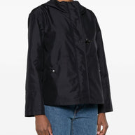 Fay Short Parka Coat - Blue