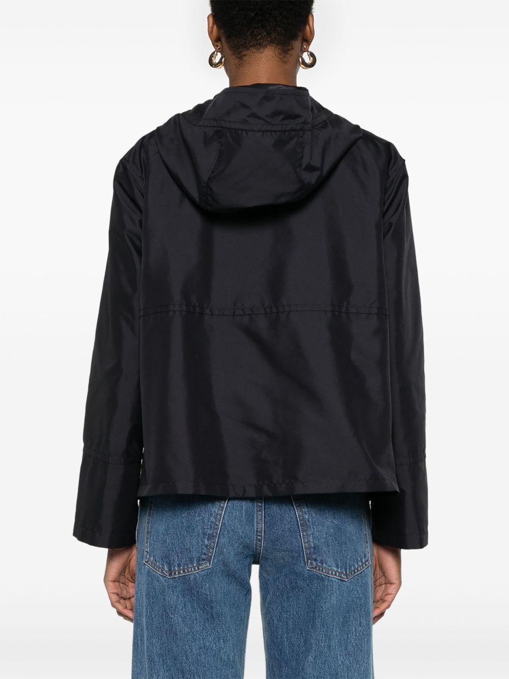 Fay Short Parka Coat - Blue