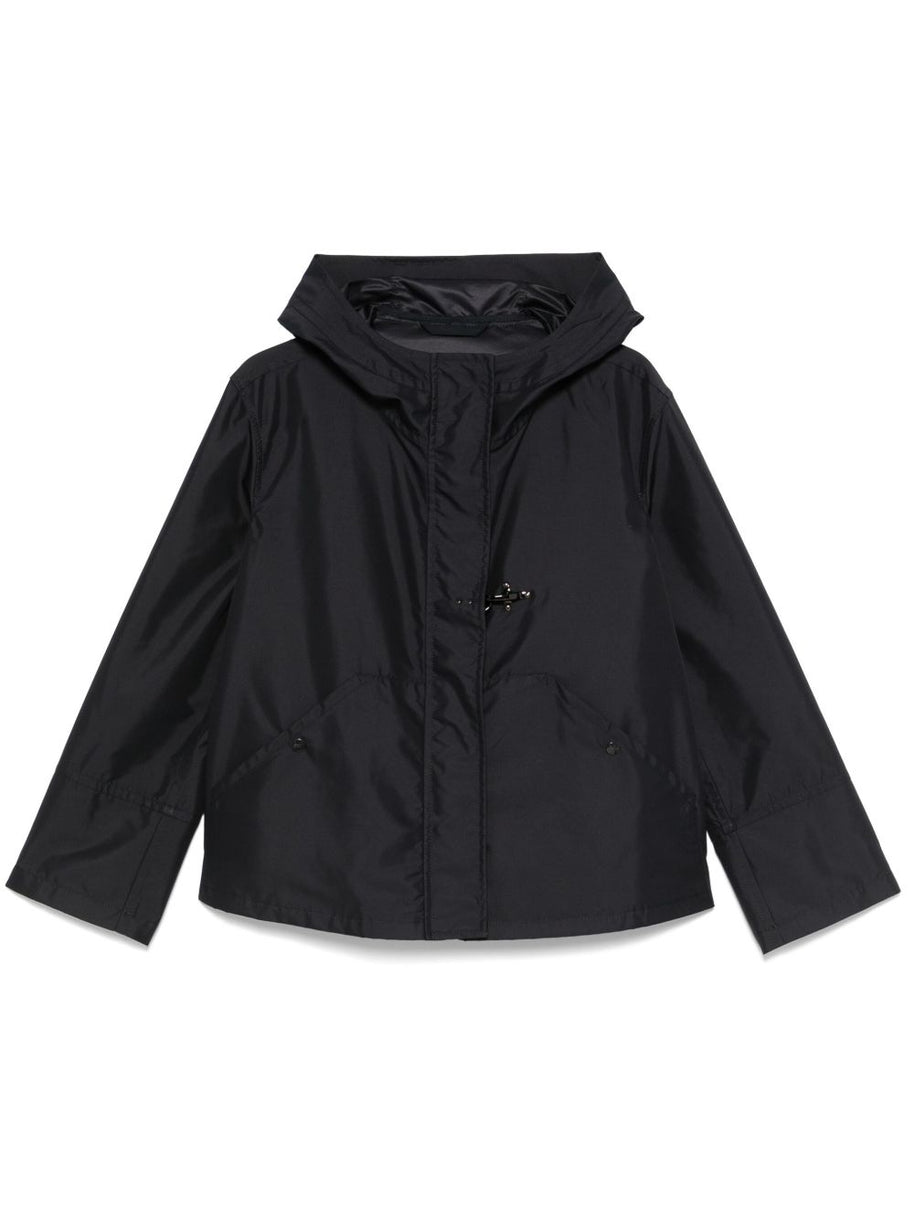 Fay Short Parka Coat - Blue