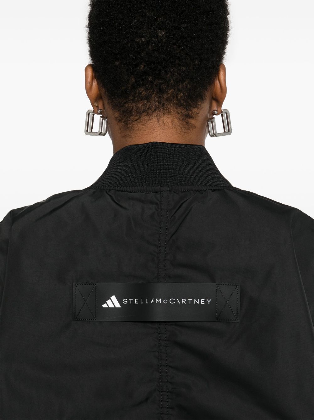 Adidas By Stella McCartney Woven Bomber Jacket Black