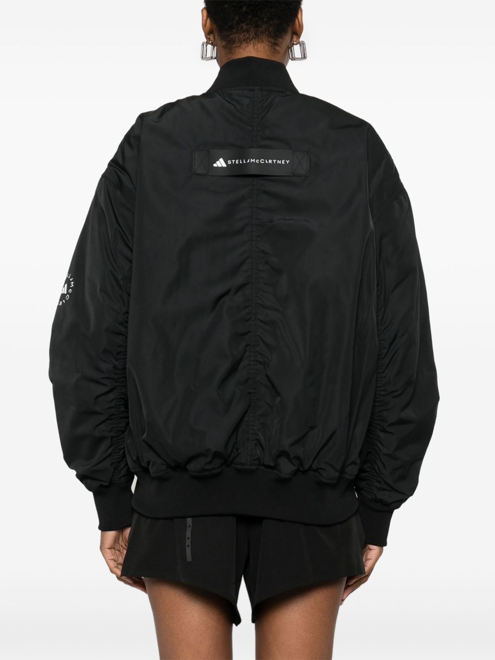 Adidas By Stella McCartney Woven Bomber Jacket Black