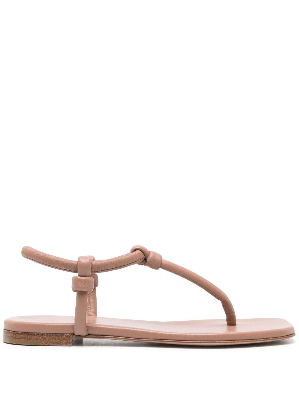 Gianvito Rossi Juno Thong Sandals Beige