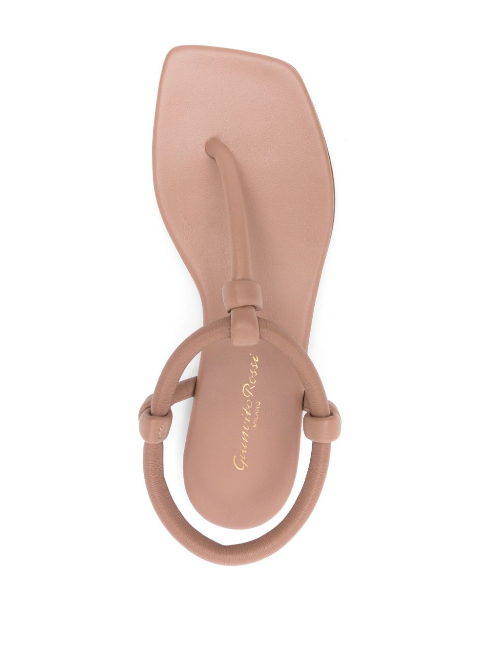 Gianvito Rossi Juno Thong Sandals Beige