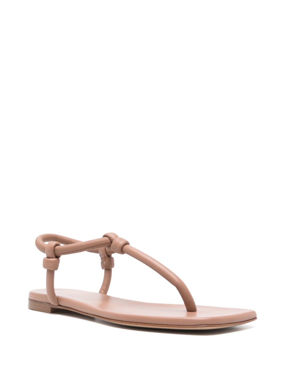 Gianvito Rossi Juno Thong Sandals Beige