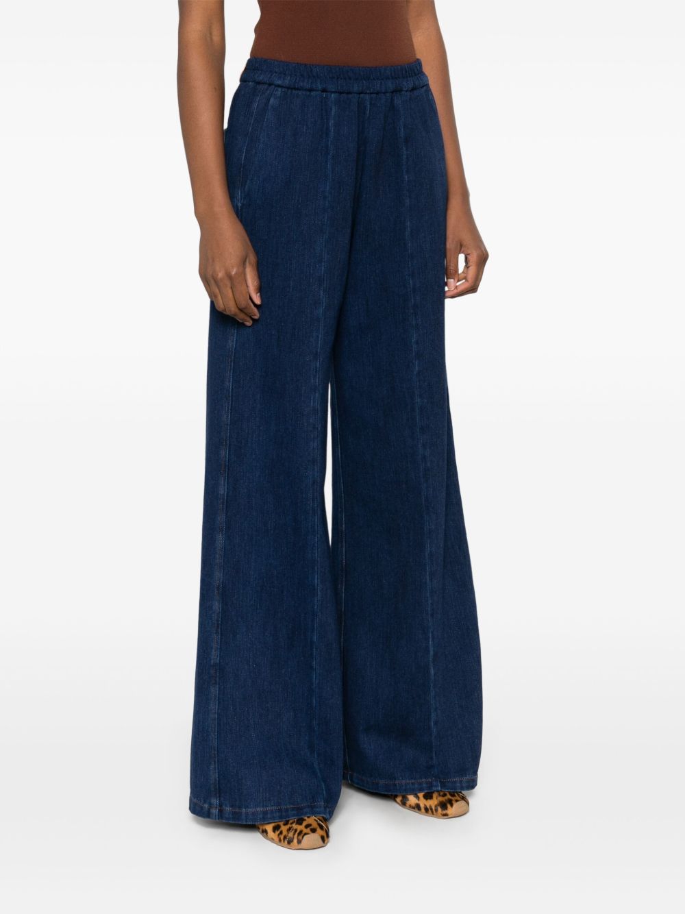 Forte Forte Denim Wide Leg Jeans Blue