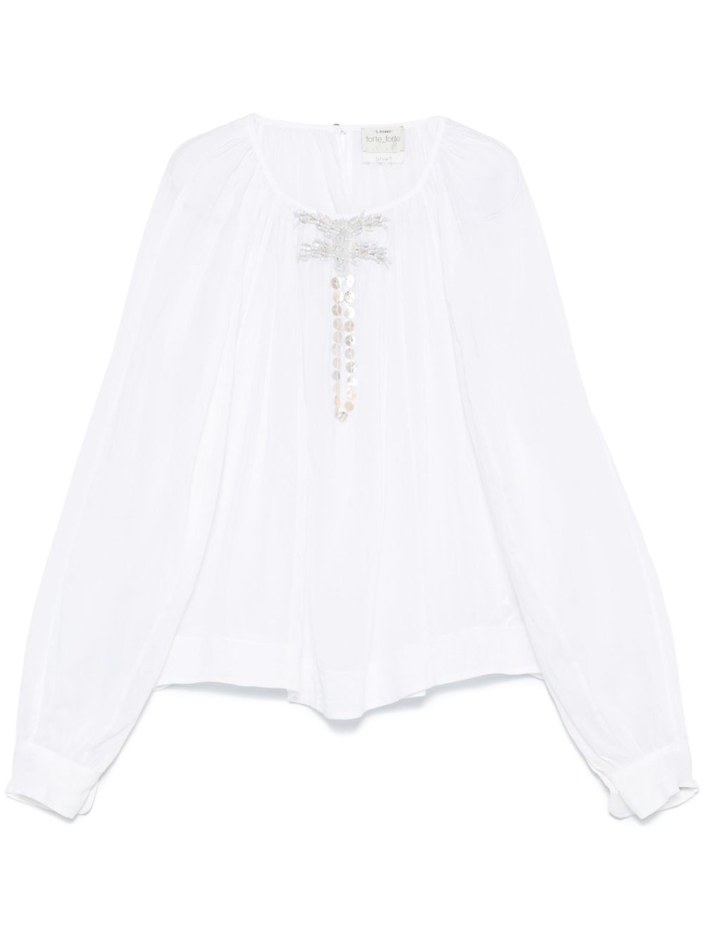 Forte Forte Embroidered Blouse White