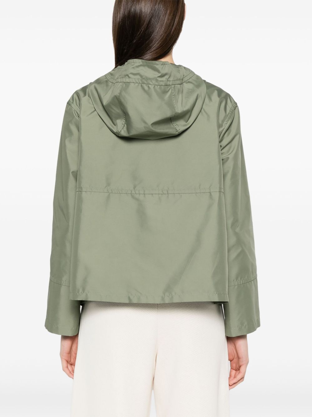 Fay Short Parka Coat - Green