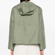 Fay Short Parka Coat - Green