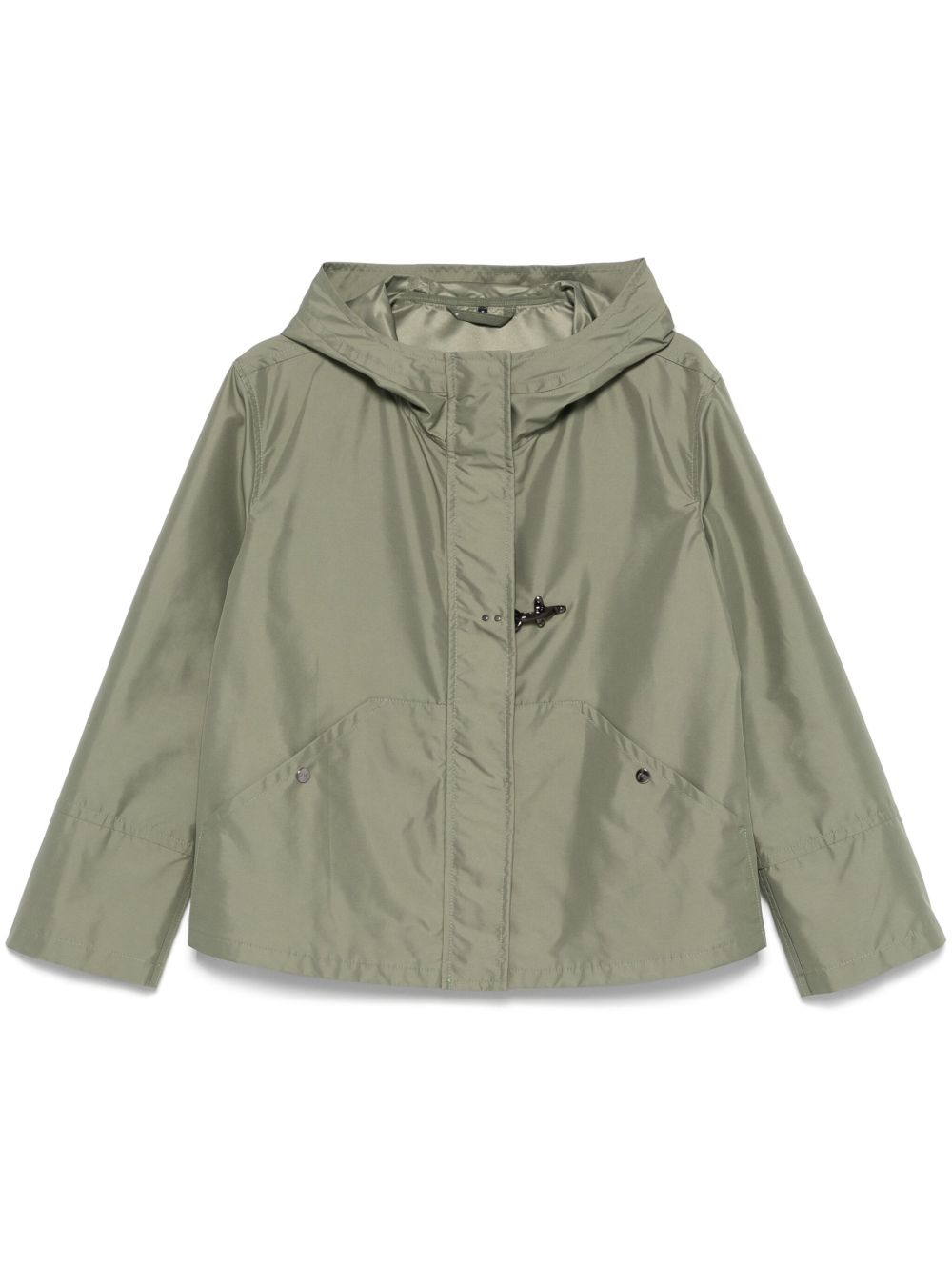 Fay Short Parka Coat - Green