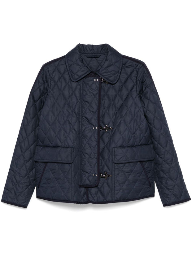 Fay 3Ganci Quilted Jacket - Blue